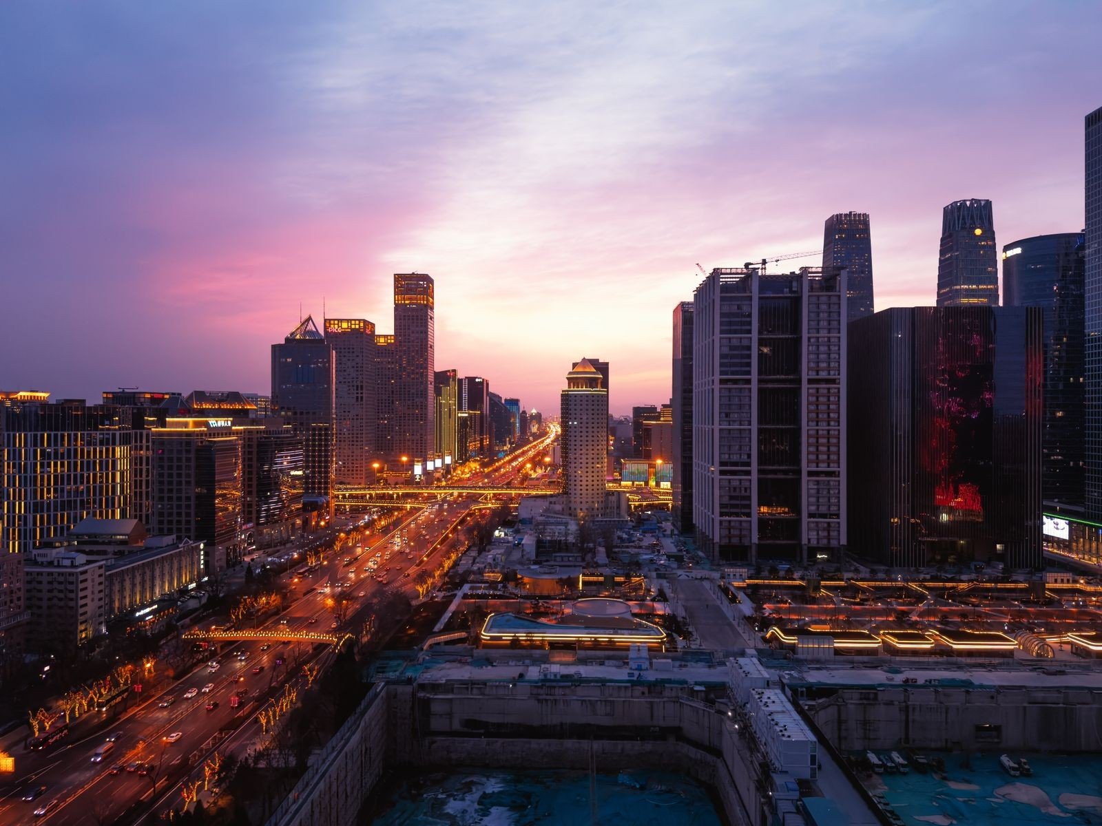 Beijing city skyline, China
