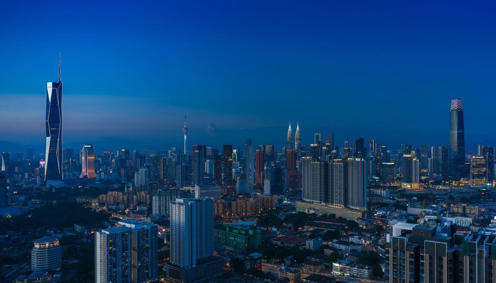 Kuala Lumpur city skyline, Malaysia